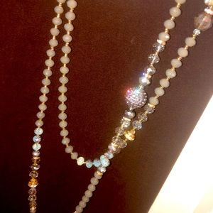 Long beaded necklace